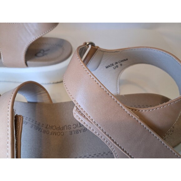 Ortorex Orthotic Sandals Comfort Orthopedic Absorbent Slip Resistant Tan Size 9 - Picture 4 of 9